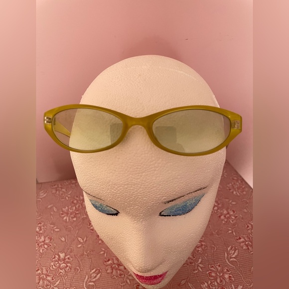 Vintage Chartreuse Eyeglass Frames - Picture 4 of 8
